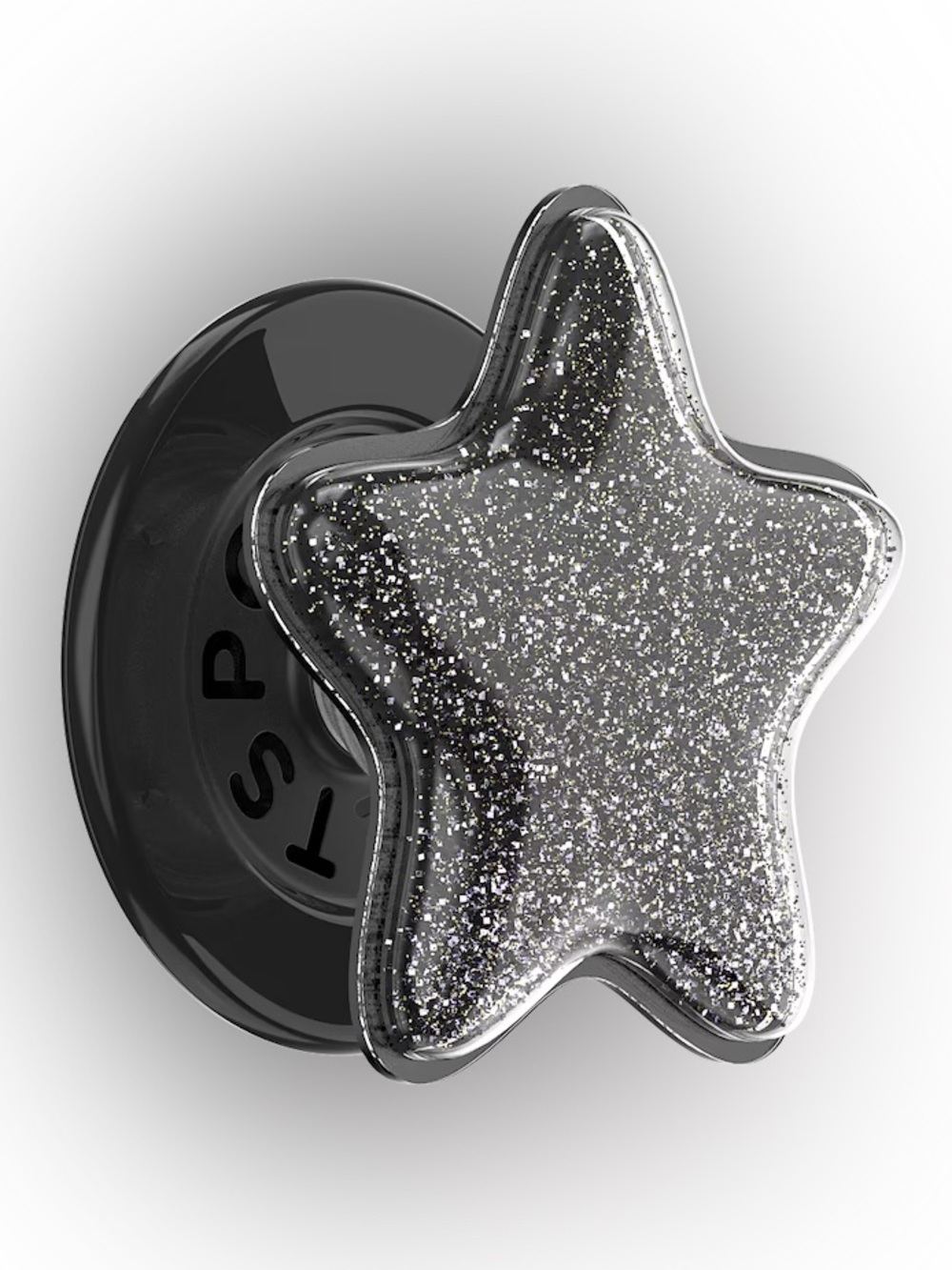 PopSockets Tidepool Squishy Star of the Show - Black Glitter MagSafe PopGrip NEW